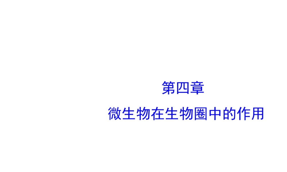 八年级生物上册 5.4 微生物在生物圈中的作用课件 （新版）冀教版-（新版）冀教级上册生物课件