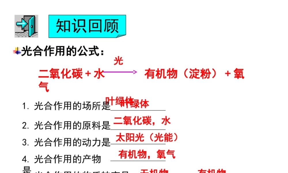 八年级生物上册 第3单元 第4章 第1节 呼吸作用课件 （新版）冀教版-（新版）冀教级上册生物课件