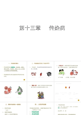 八年级生物上册 传染病课件 苏教版