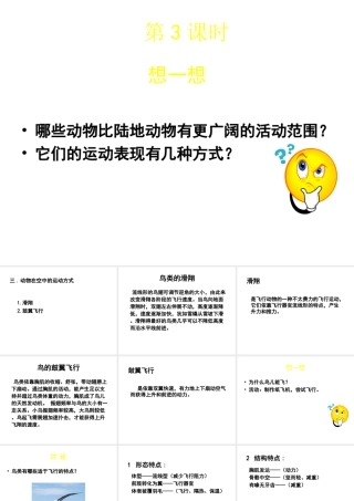 八年级生物上册 第15章 第1节 动物运动的方式课件3（新版）北师大版