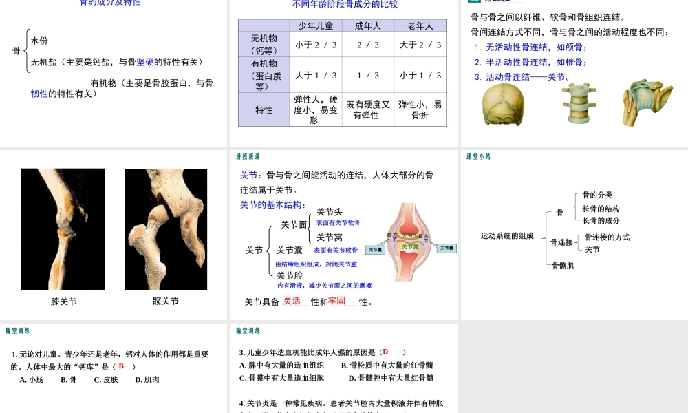 八年级生物上册 第15章 第2节 动物运动的方式（第1课时）课件 （新版）北师大版-（新版）北师大级上册生物课件