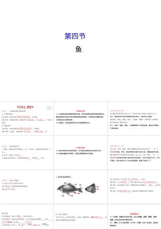 八年级生物上册 探究导学课型 5.1.4 鱼课件 （新版）新人教版-（新版）新人教版初中八年级上册生物课件