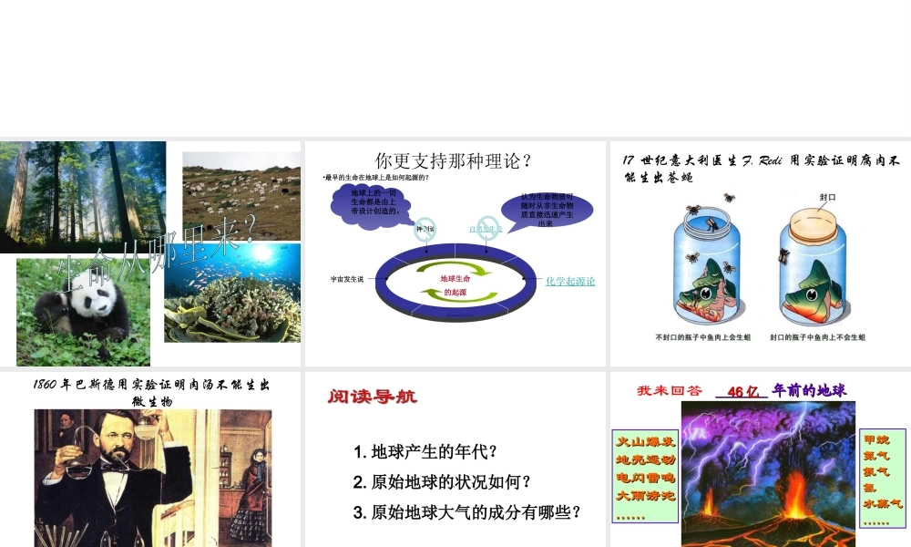 八年级生物上册 第5单元 第16章 第1节 生命的诞生课件 苏教版-苏教级上册生物课件