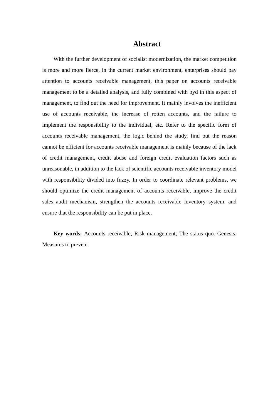比亚迪应收帐款风险衡量与防范分析研究  财务会计学专业_第2页