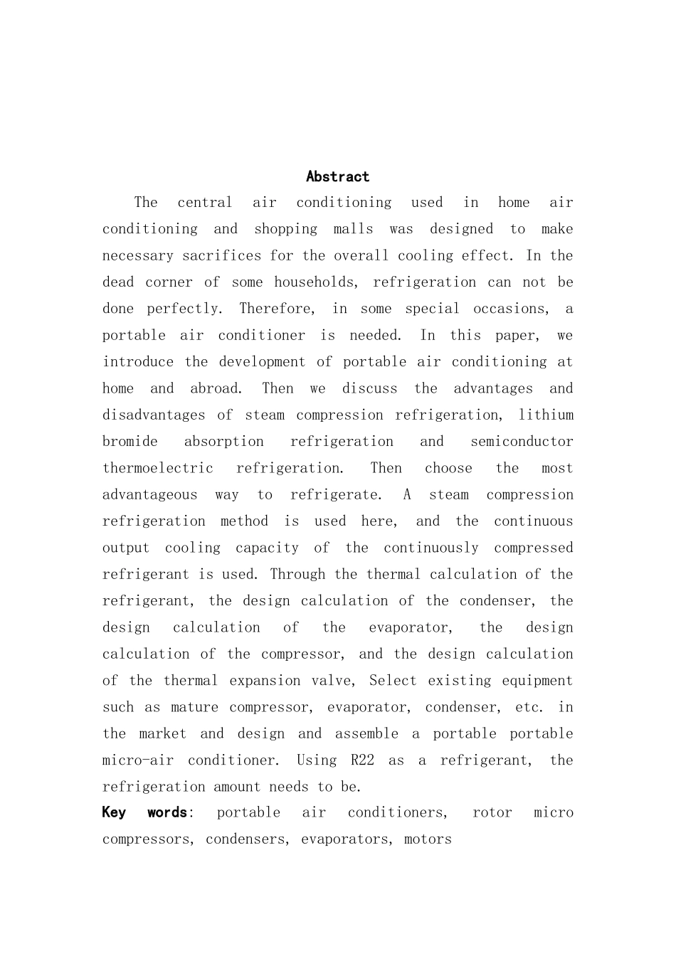 便携式空调设计和实现   电气工程自动化专业_第2页