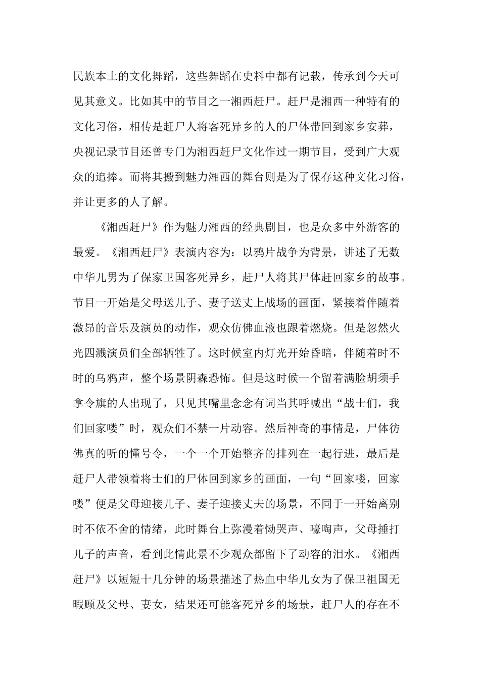 从艺术产业与传媒角度看《张家界•魅力湘西》分析研究  文化产业管理专业_第3页