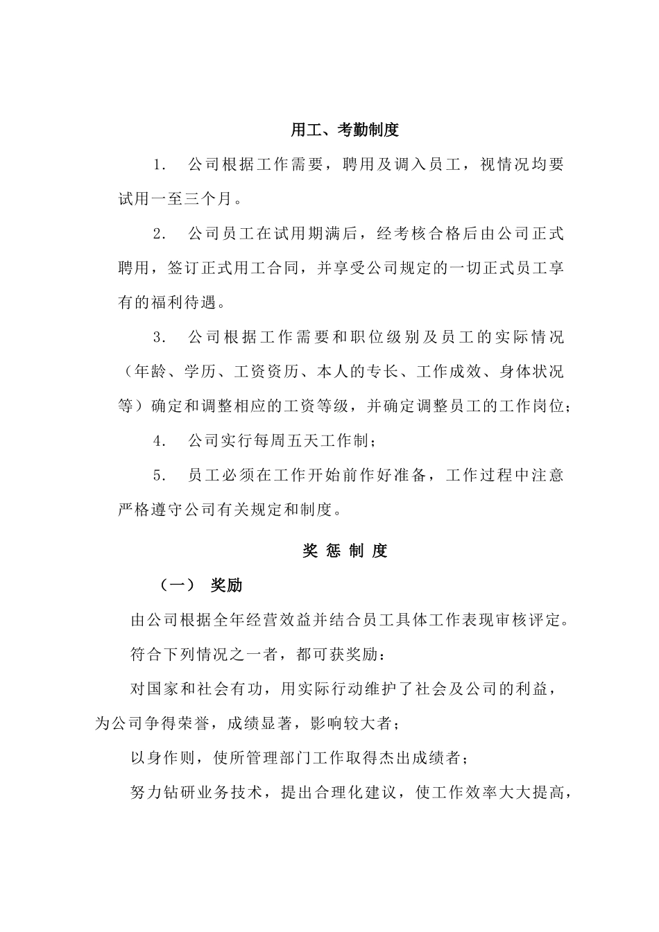 企业管理某公司管理制度_第3页