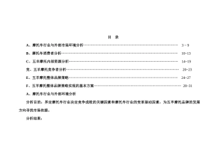 五羊摩托车品牌报告广告策划方案
