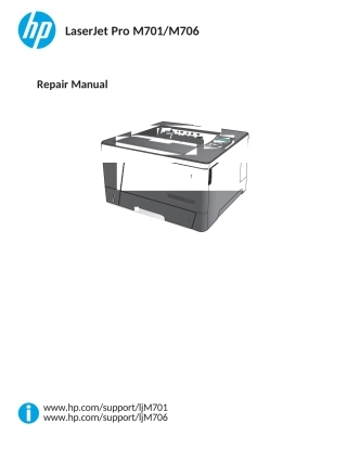 惠普+LASERJET+Pro+M701a+M701n+M706n+706dtn+英文维修手册