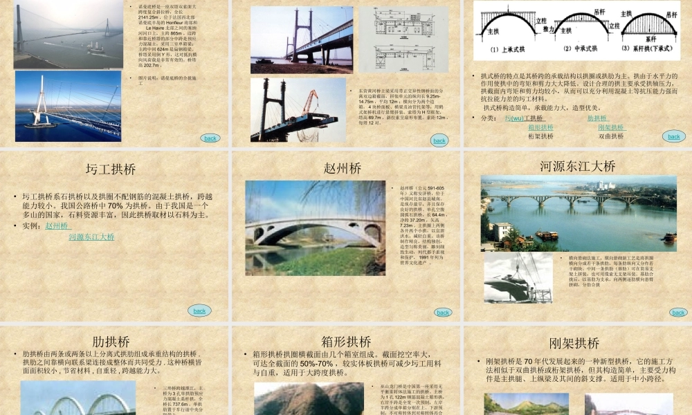 桥梁工程介绍课件