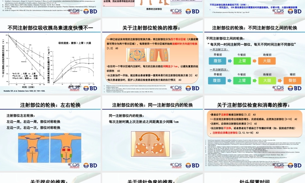 胰岛素注射知识