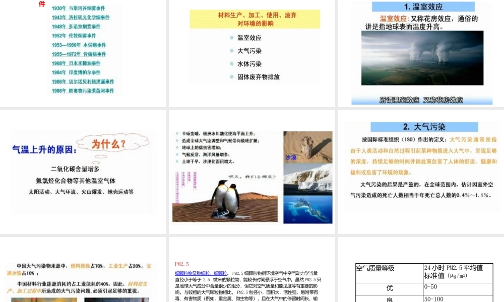 《生态环境材料》全套教学课件