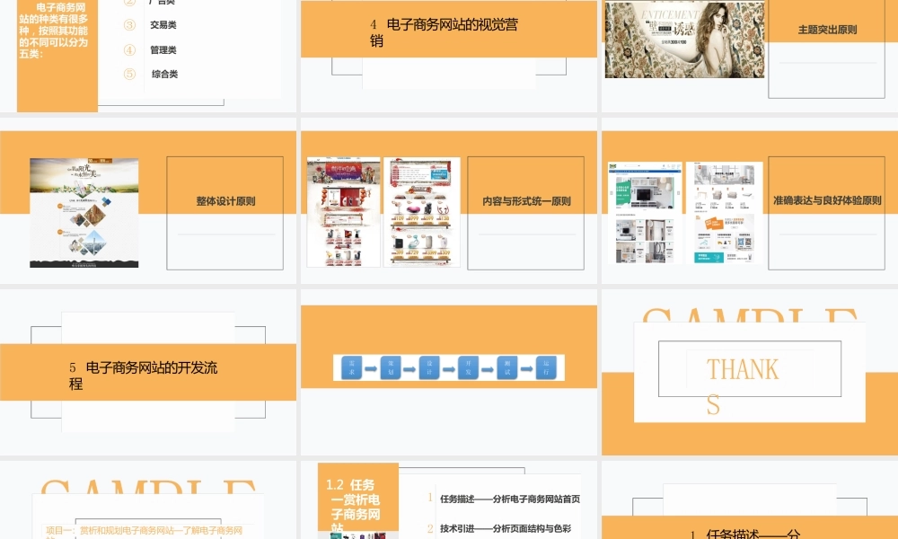 电子商务网页设计与制作（第2版慕课版）全套完整教学课件