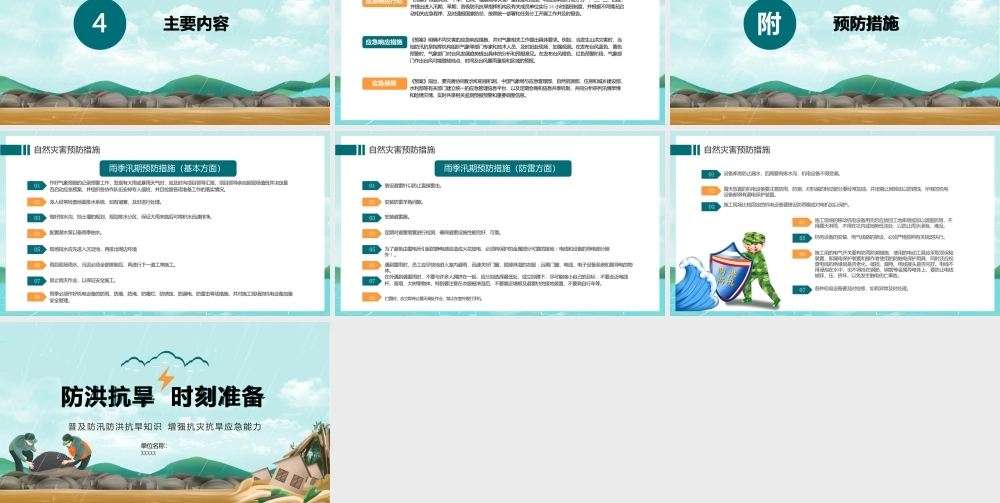 防汛抗旱应急预案重点解读