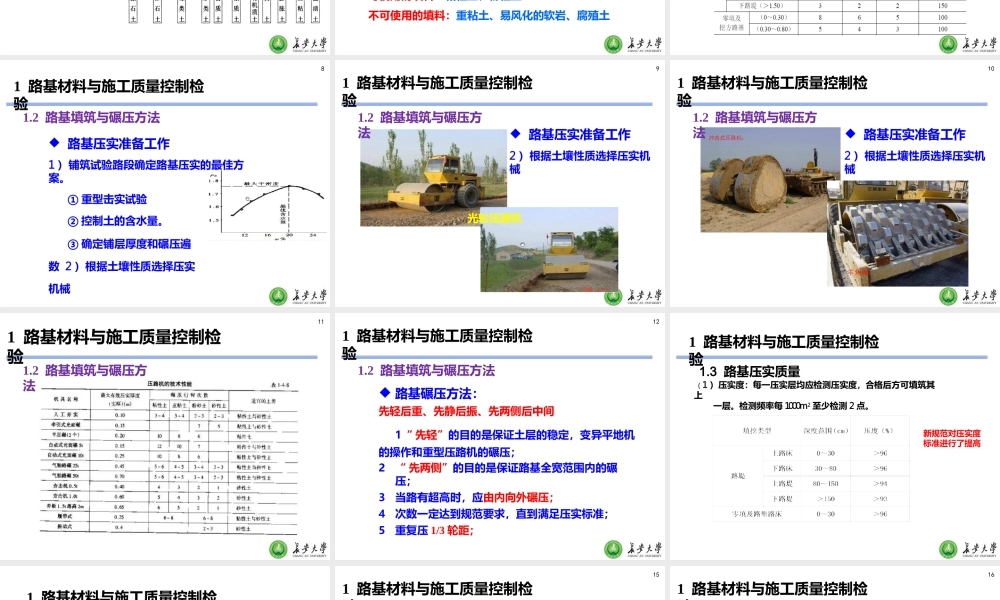 高等级公路路基路面施工质量控制与检测