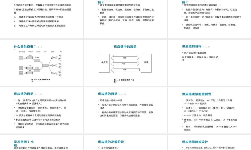 供应链管理（第7版）全套课件