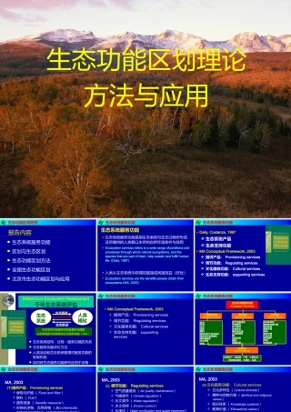 生态功能区划课件