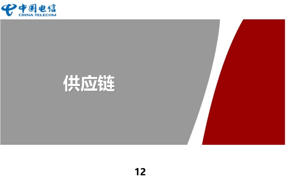 通信行业供应链管理与风险管控_(采购物流供应链培训老