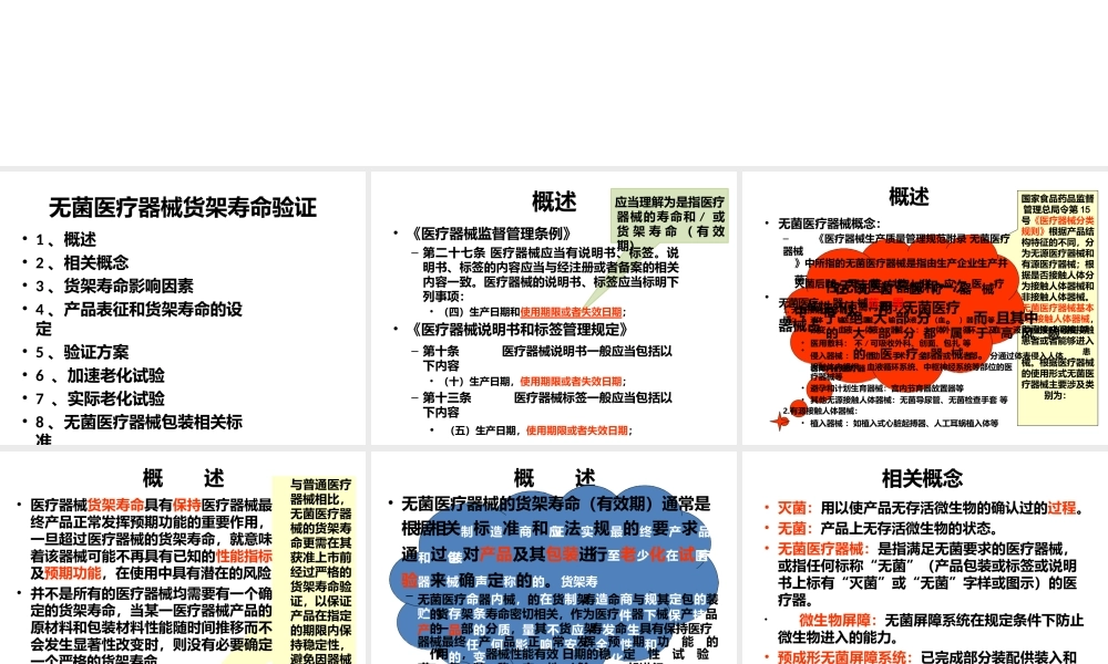 无菌医疗器械货架寿命验证探讨
