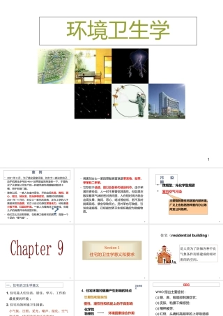 住宅与办公场所卫生公共场所卫生课件