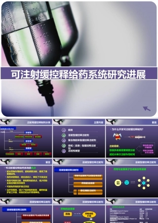 注射用缓控释给药系统课件