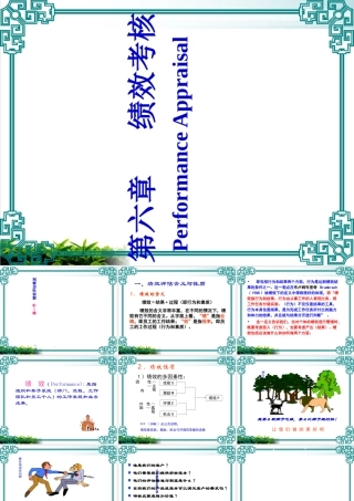 绩效评估与绩效考核模版