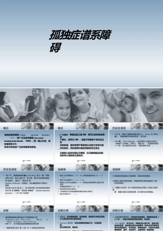 孤独症谱系障碍课件