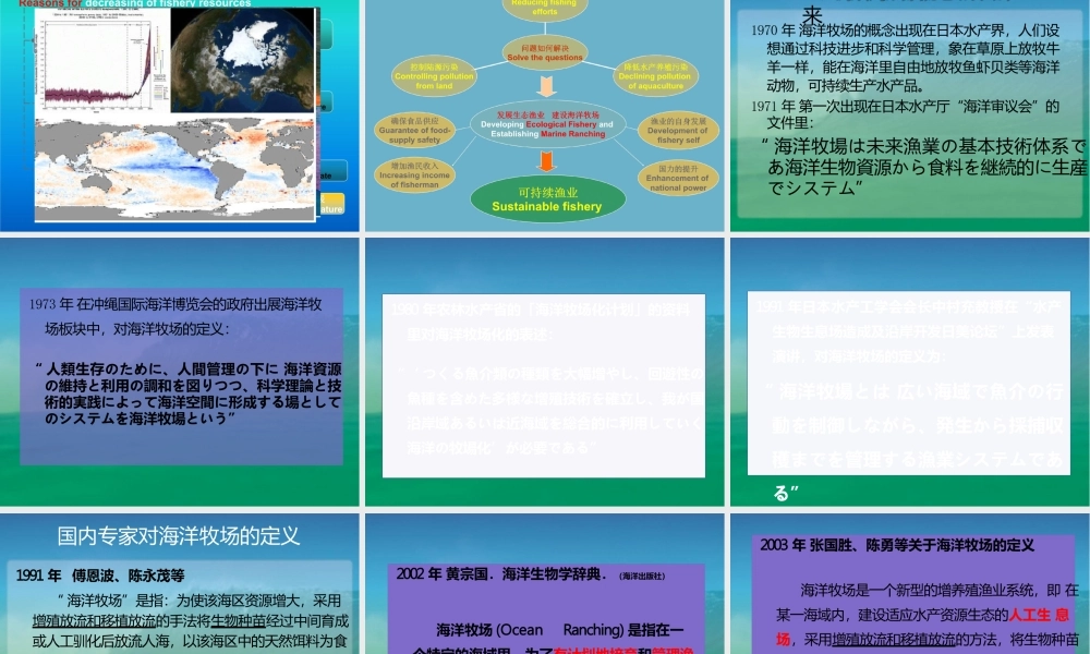 海洋牧场课件