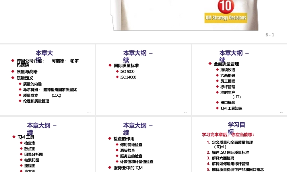 海泽运作管理中文版教学课件