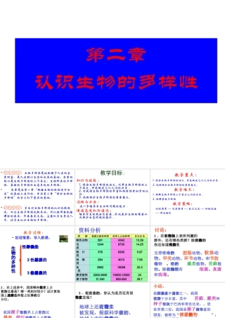 八年级生物上册 第6单元 第2章 认识生物的多样性课件3 新人教版