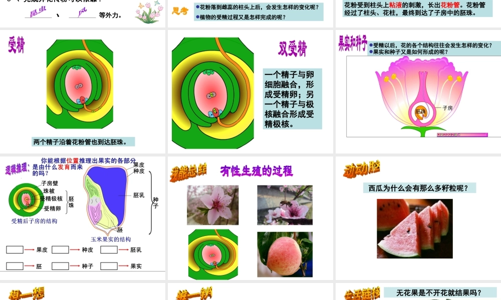 八年级生物上册 第七单元 19.1 植物的生殖教学课件 苏科版-苏科级上册生物课件