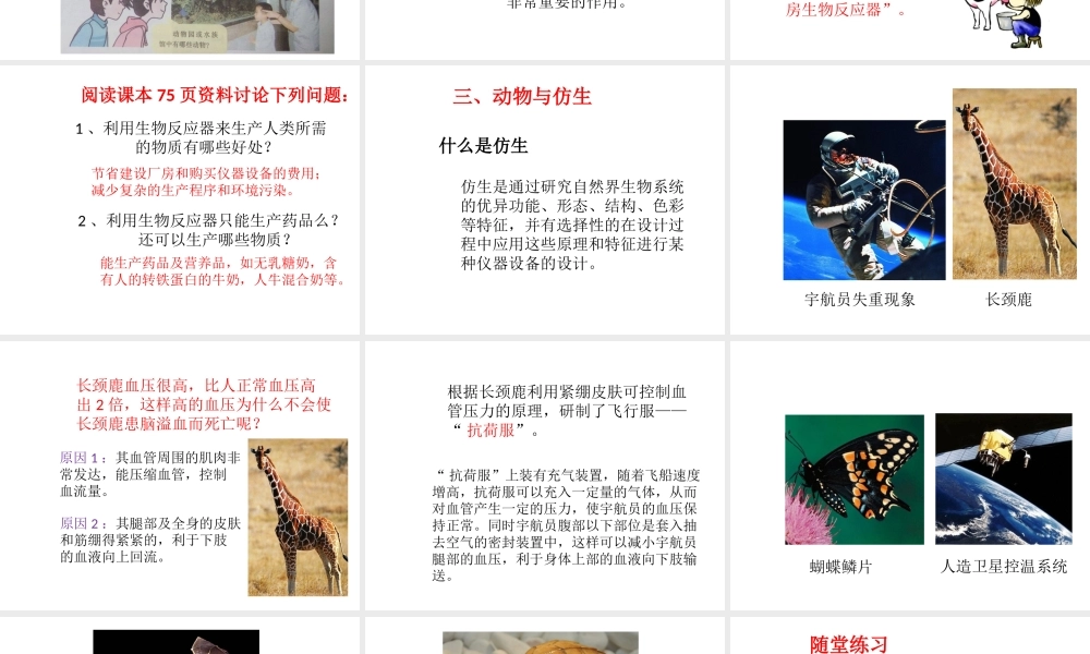 八年级生物上册 第七单元 第三章 第二节 动物与人类生活的关系课件 鲁科版五四制-鲁科版初中八年级上册生物课件