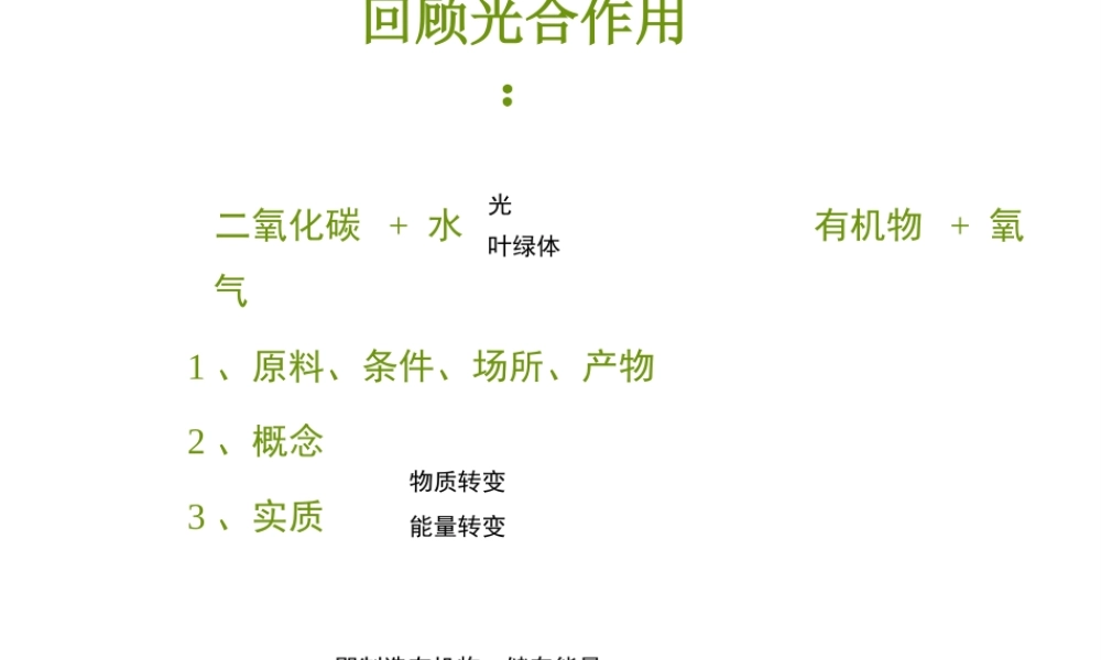 八年级生物上册 第三单元 第四章 第1节《呼吸作用》课件1 （新版）冀教版-（新版）冀教版初中八年级上册生物课件