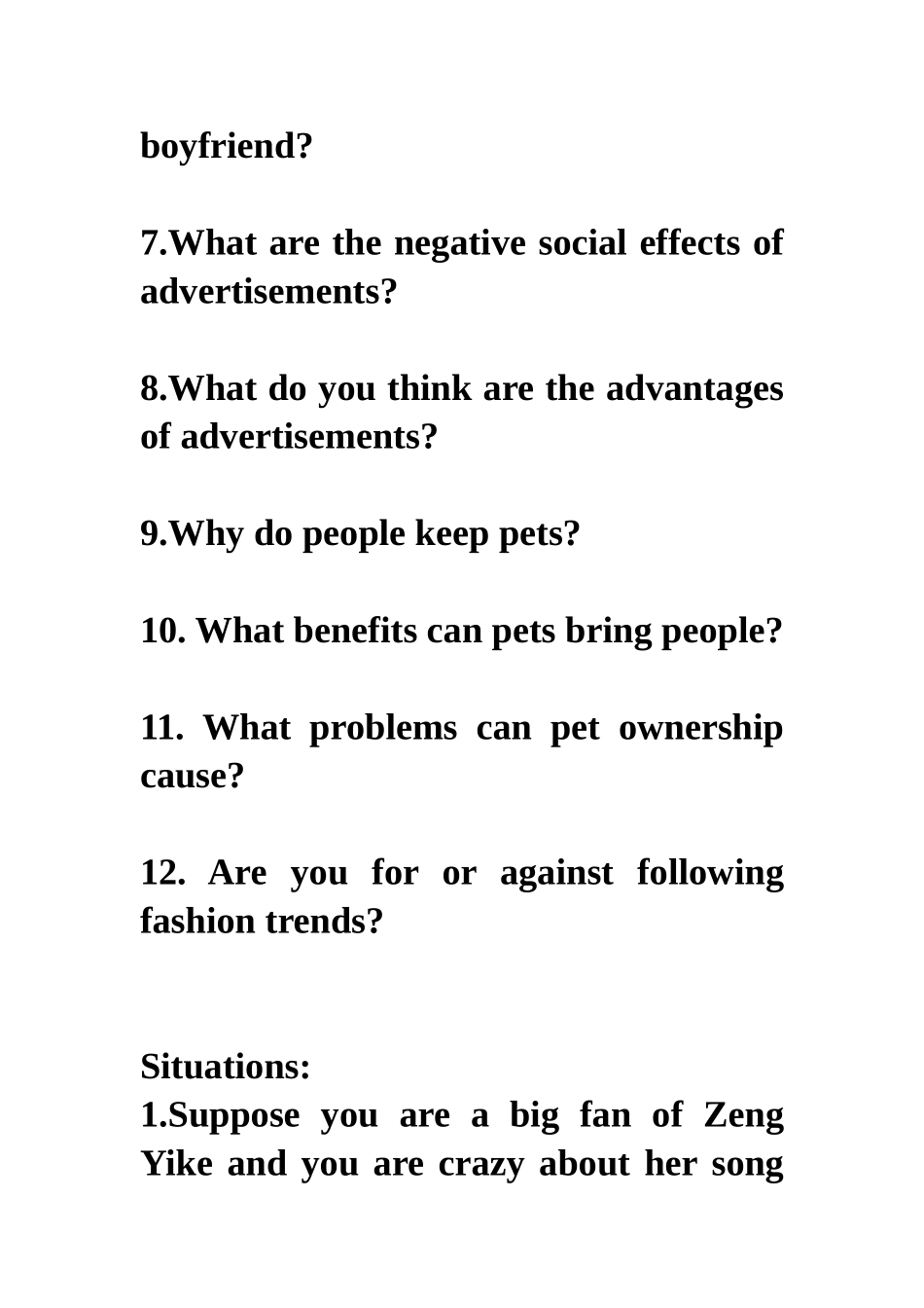 二级英语口语考试题目参考_第2页