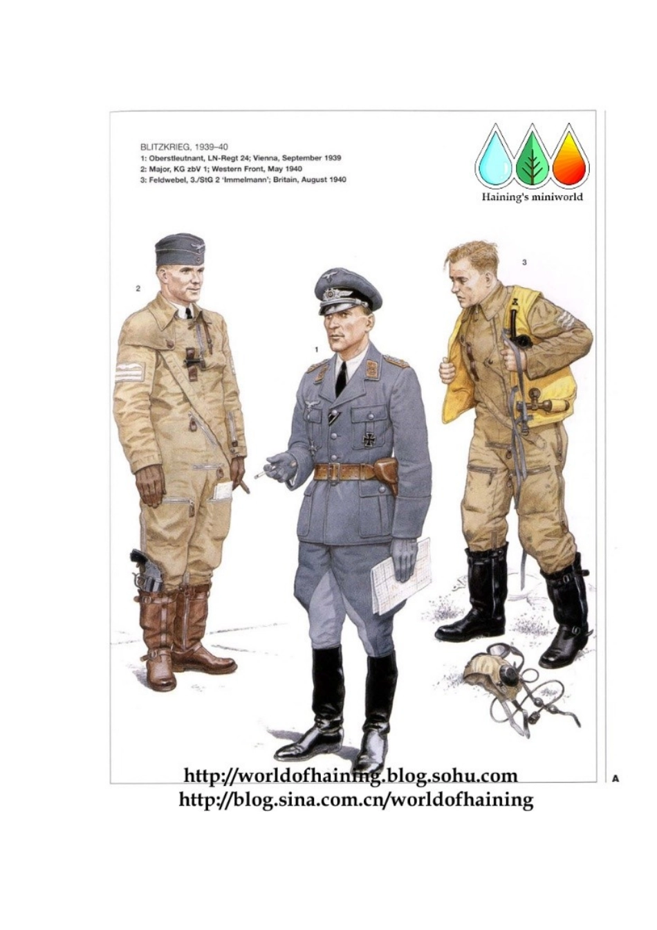 二战德国空军军服图册_第2页