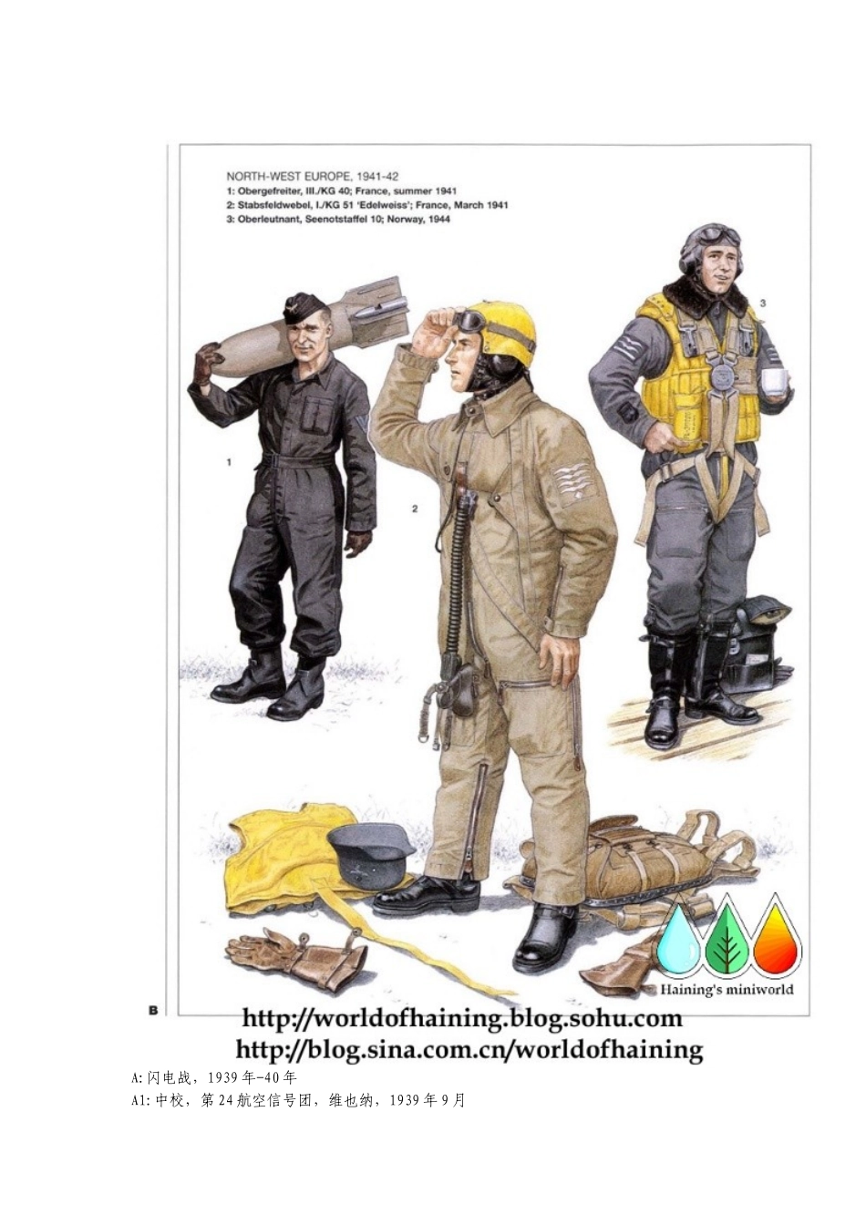 二战德国空军军服图册_第3页