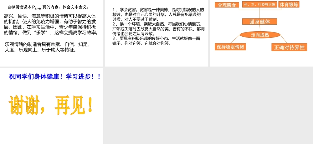 八年级生物上册 第三章人类的生殖和发育 第三节 走向成熟课件 济南版