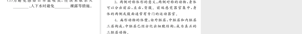 八年级生物上册 第五单元 第一章 第一节 腔肠动物和扁形动物习题课件 （新版）新人教版-（新版）新人教版初中八年级上册生物课件