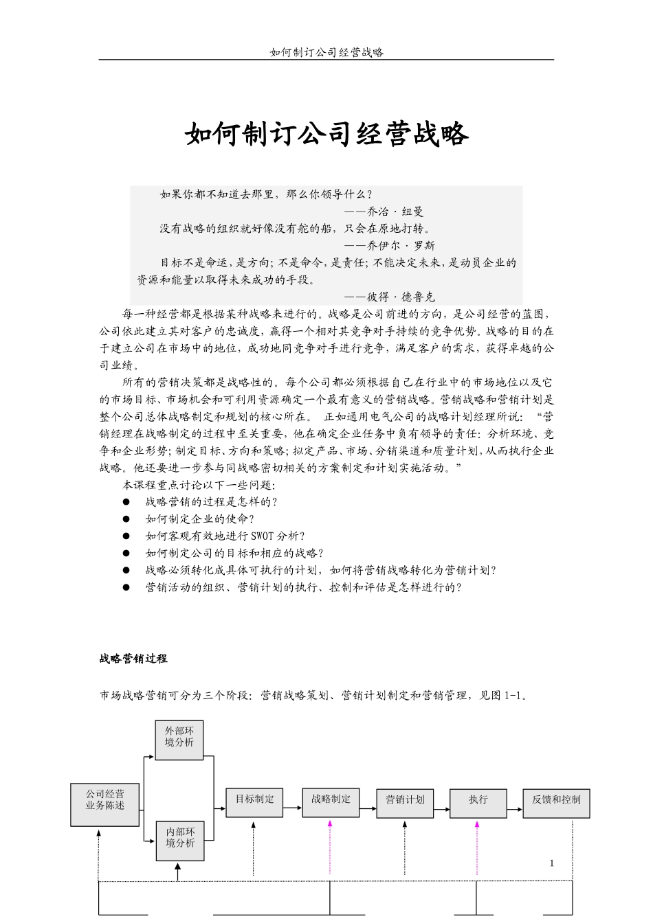 如何制订公司经营战略_第1页