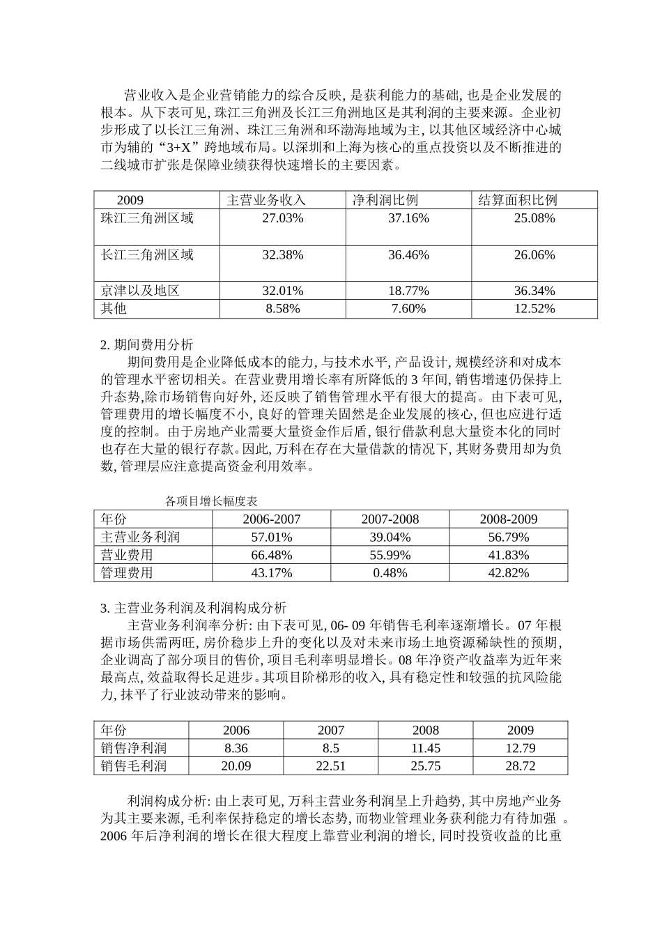 万科A营运能力分析_第3页