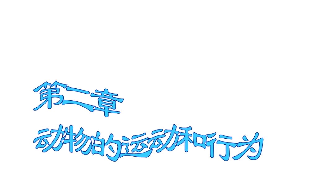 八年级生物上册 第五单元 第二章 第一节《动物的运动》课件2 （新版）新人教版