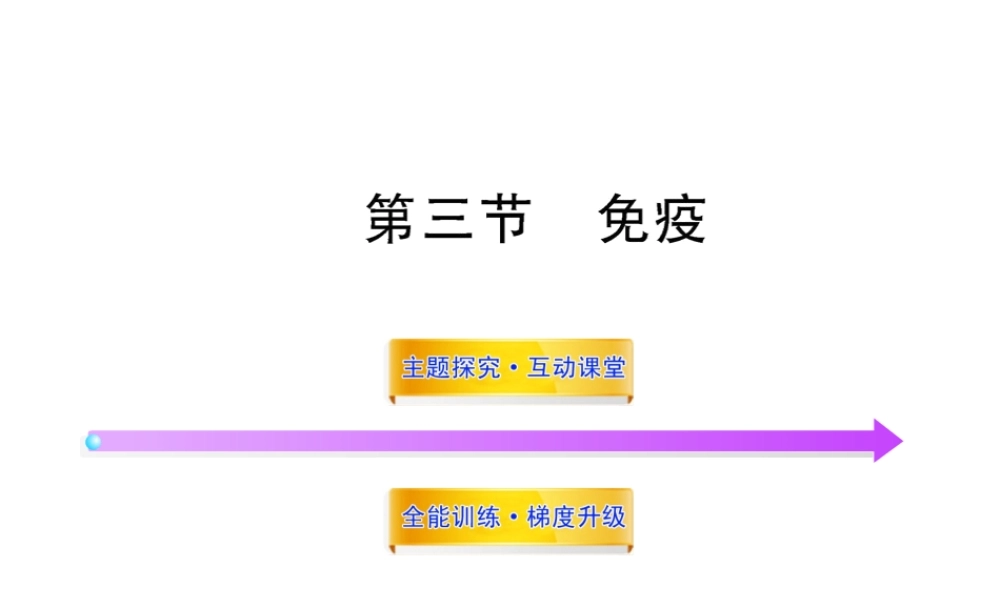 八年级生物上册 第十八章 第三节 免疫课件 苏教版
