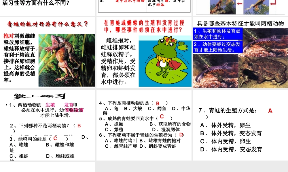 八年级生物上册《动物的生殖和发育》课件1 北师大版