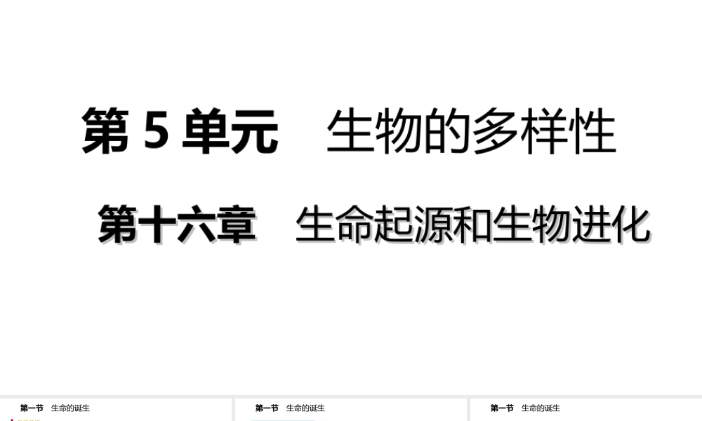 八年级生物上册 第十六章 第一节 生命的诞生课件 （新版）苏教版-（新版）苏教版初中八年级上册生物课件