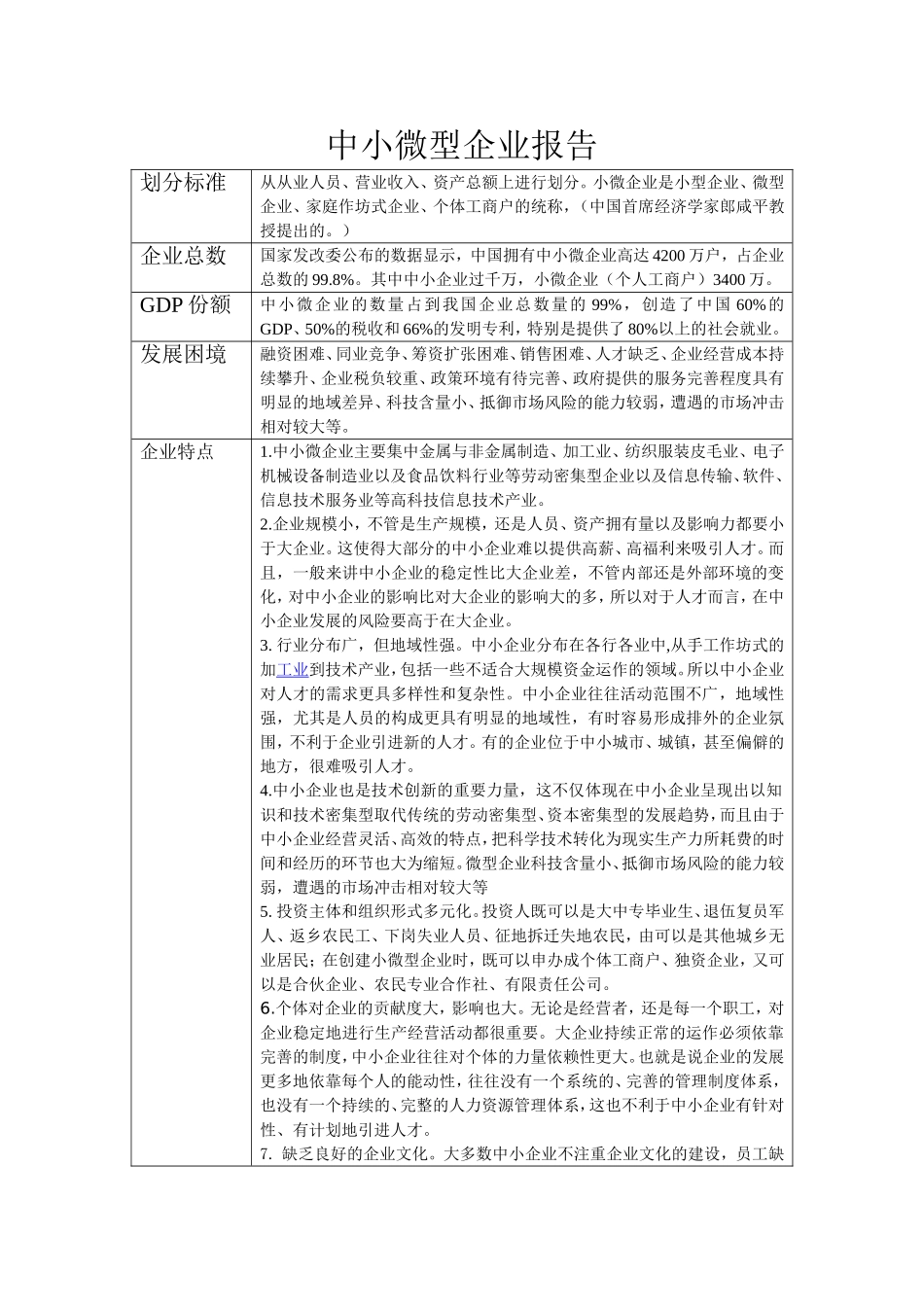 中小微型企业报告_第1页