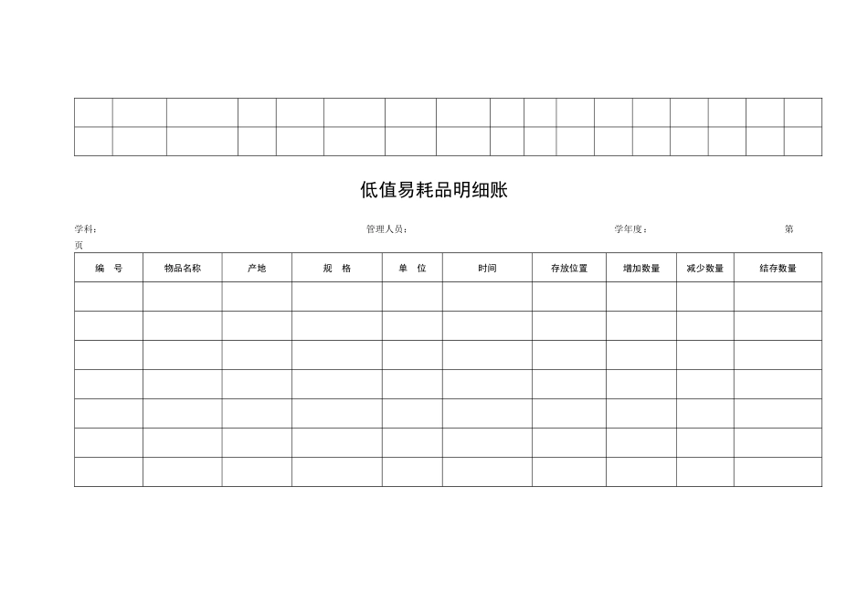 中小学教学仪器设备器材总账、明细账_第3页