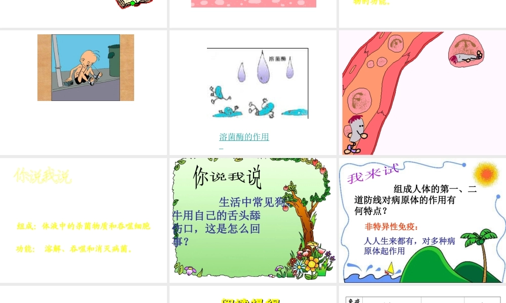 八年级生物下册 5.1.2 免疫和计划免疫课件 鲁科版-鲁科版初中八年级下册生物课件