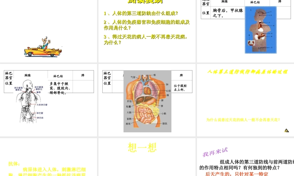 八年级生物下册 5.1.2 免疫和计划免疫课件 鲁科版-鲁科级下册生物课件
