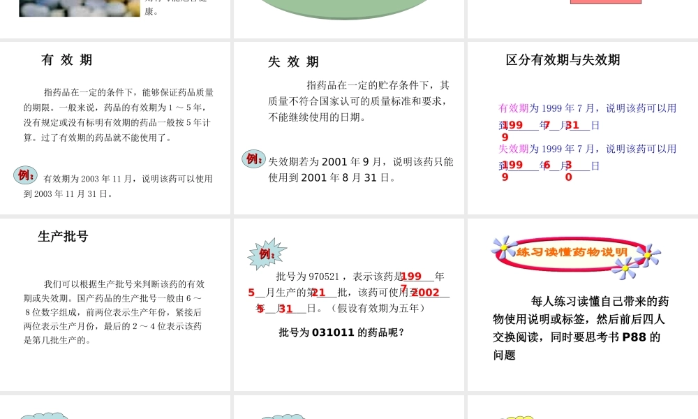 八年级生物下册 8.2 用药和急救（第1课时）课件 （新版）新人教版-（新版）新人教版初中八年级下册生物课件