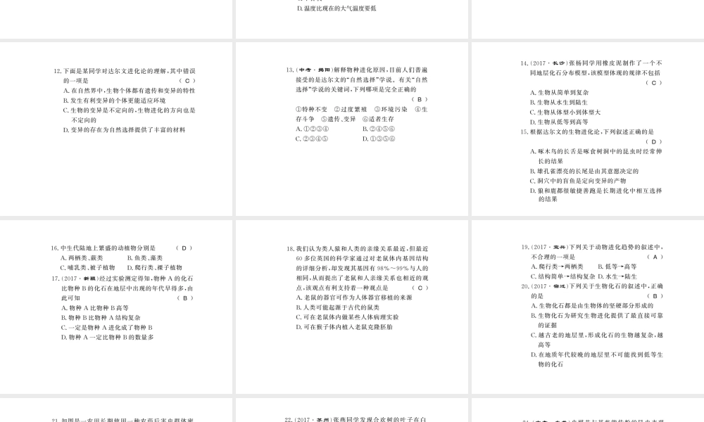 八年级生物下册 21 生命的发生和发展整理与复习课件 （新版）北师大版-（新版）北师大版初中八年级下册生物课件